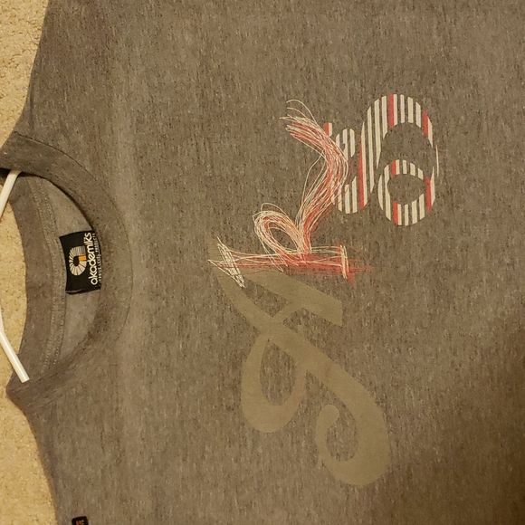 GREY 3XL AKADEMIKS T-SHIRT - Picture 2 of 4